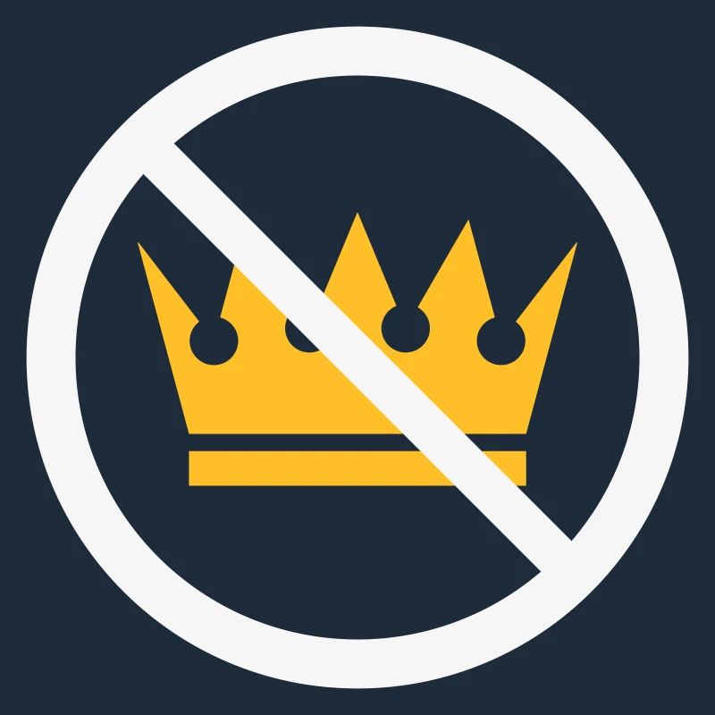 Pas de rois ! (Panneau de protestation / NEG 2C)