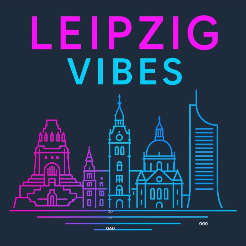 Vibrations néon de Leipzig
