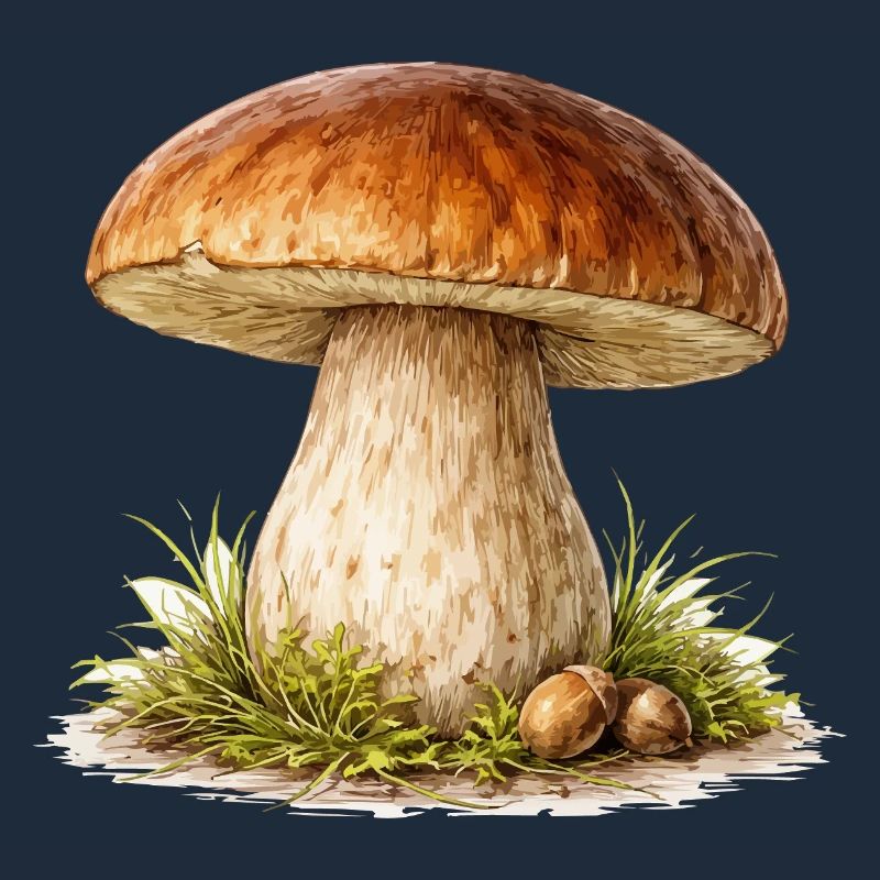 Illustration de champignon forestier