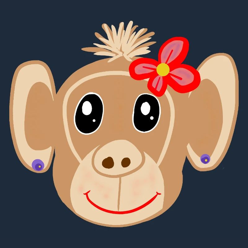 Affe Mädchen Affen Kinder