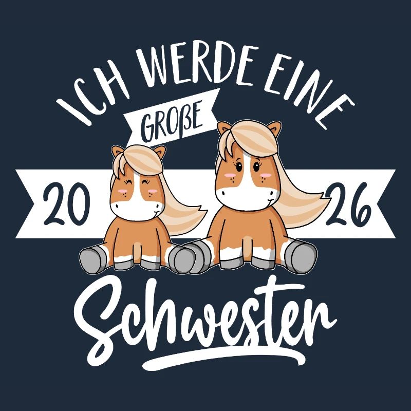 Ich werde eine Große Schwester 2026 Baby 