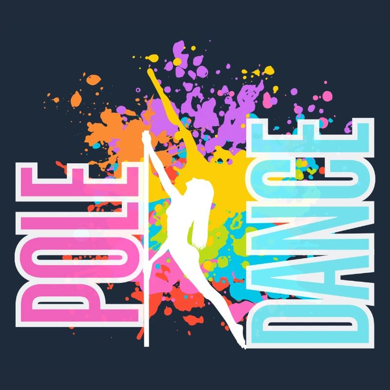 Pole Dance Splash Neon Colors