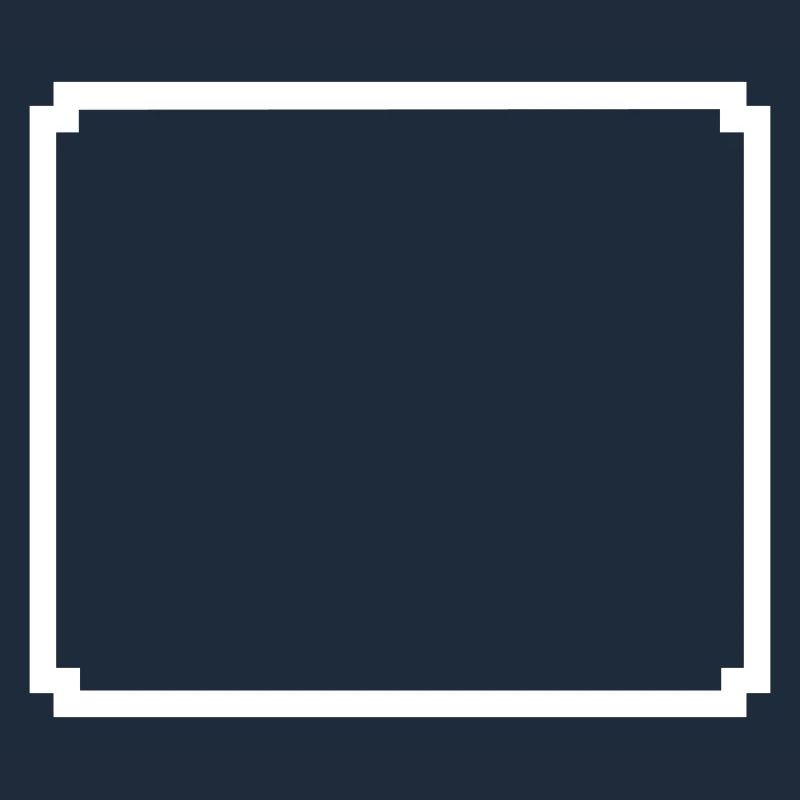 Pixel Rahmen 8-Bit Textfeld