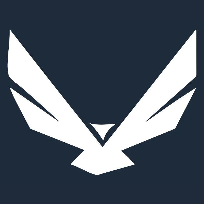 Eagle dans la forme la plus simple - design