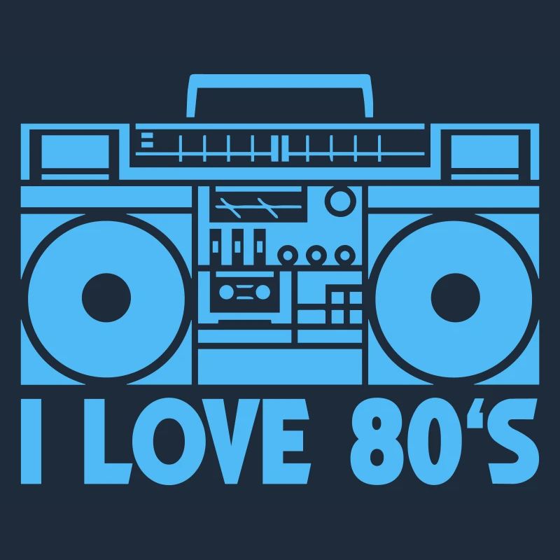 80s Boombox Statement