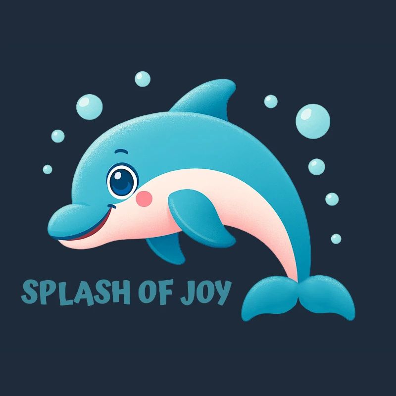 Dauphin qui éclabousse joyeusement