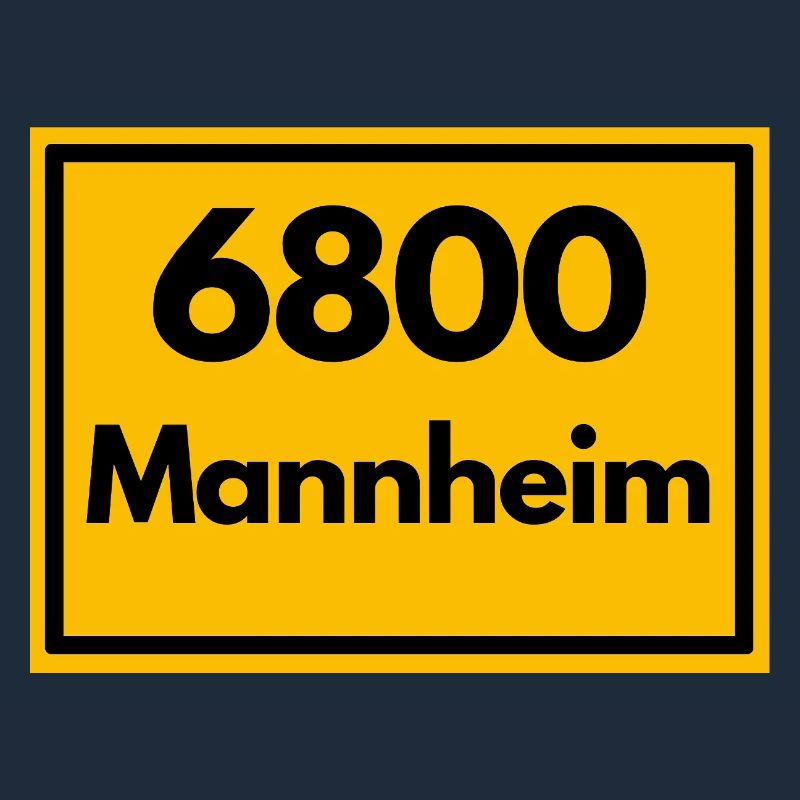 OLD POSTCODE POSTCODE RETRO 6800 MANNHEIM Squares