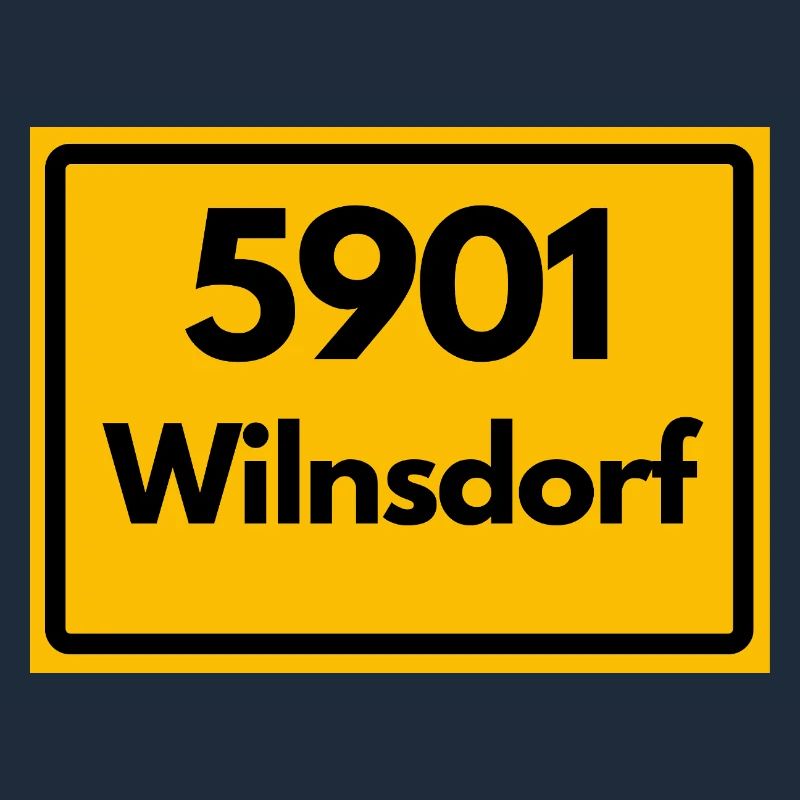 OLD POSTCODE POSTCODE RETRO 5901 WILNSDORF HEIMAT