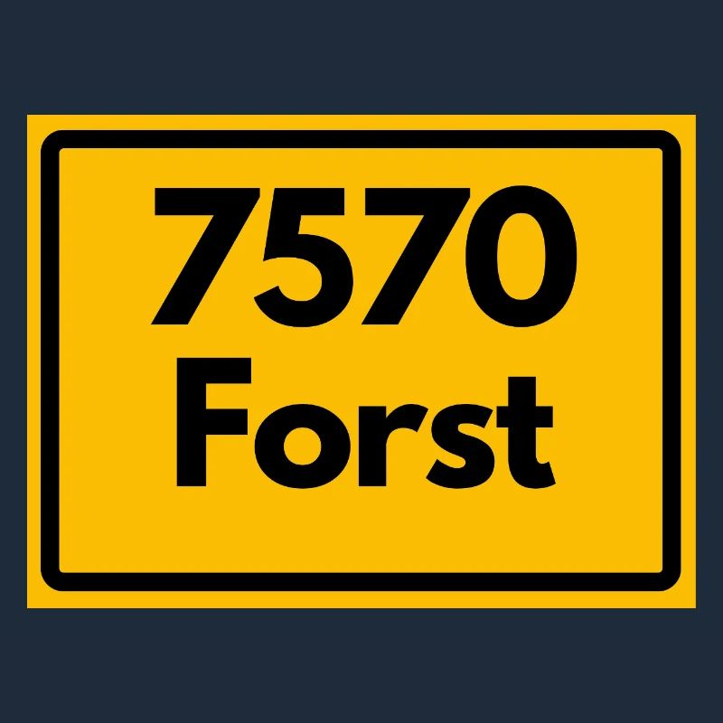 ANCIEN CODE POSTAL RETRO 7570 FORST