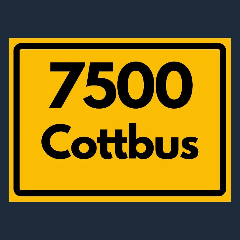 ANCIEN CODE POSTAL RETRO 7500 COTTBUS