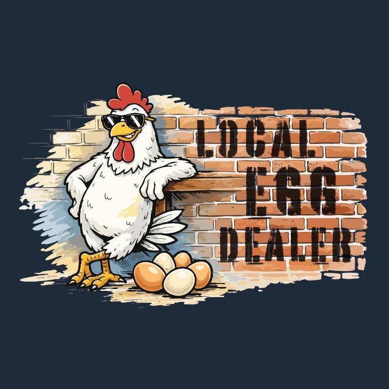 Poulet dans le style graffiti