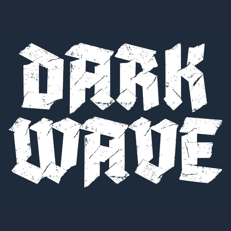 Conception du logo typographique Dark Wave