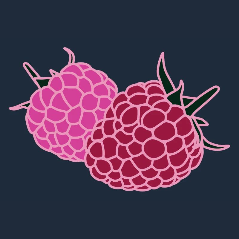 Raspberry Duo Pop Art