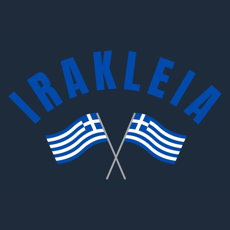 Emblème des drapeaux grecs de l’Irakleia