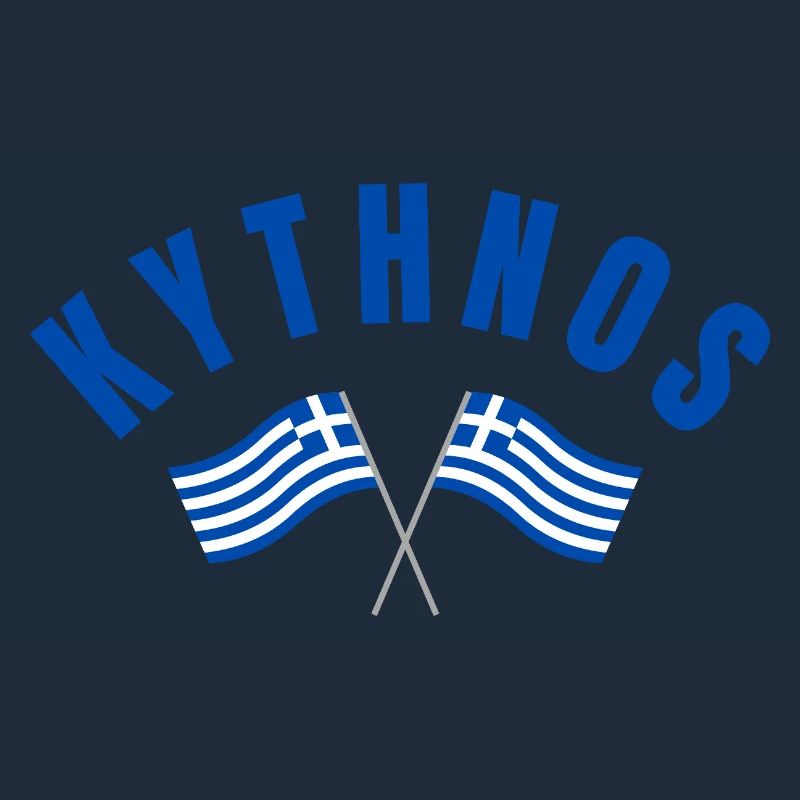 Drapeaux grecs de Kythnos