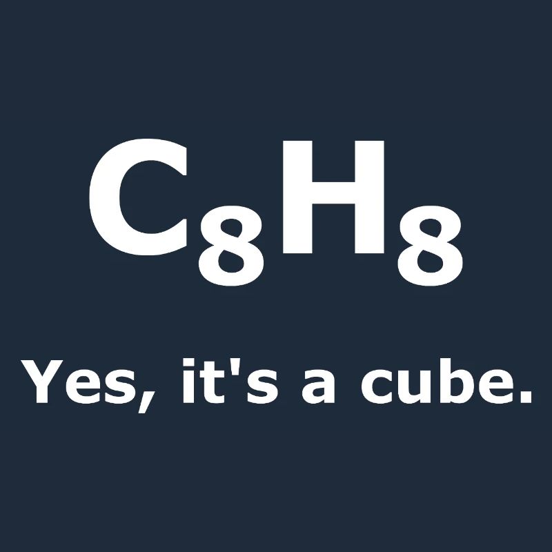 C8H8 Cuban Molecule Chemistry – Yes It's a Cube
