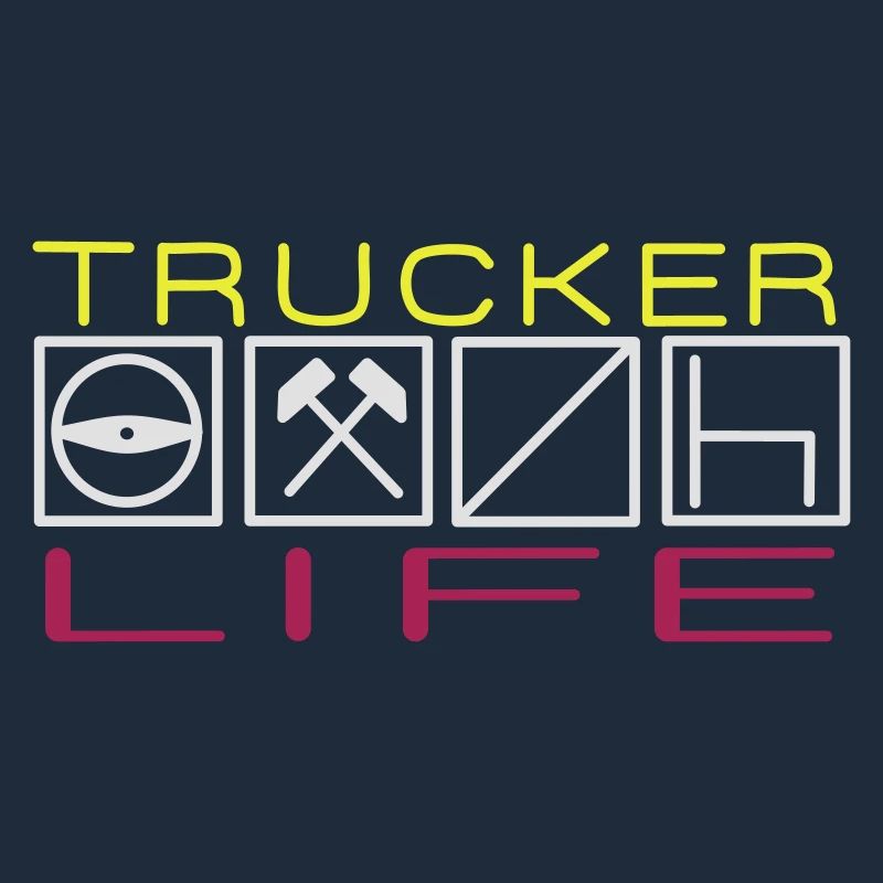 Trucker Life,Professional Driver,Driver,