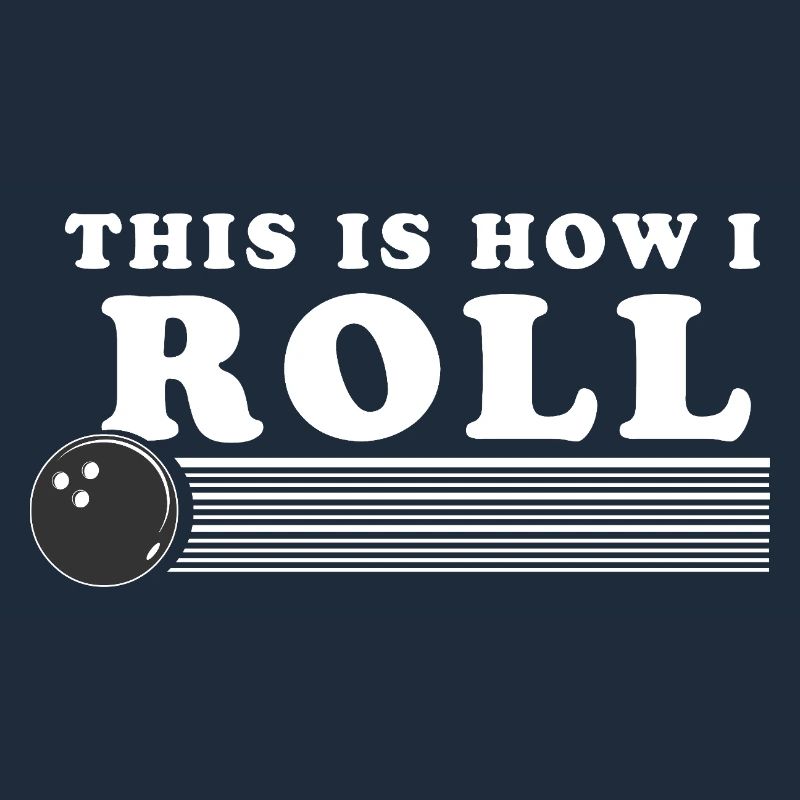 C’est ainsi que je ROll boule de bowling rétro