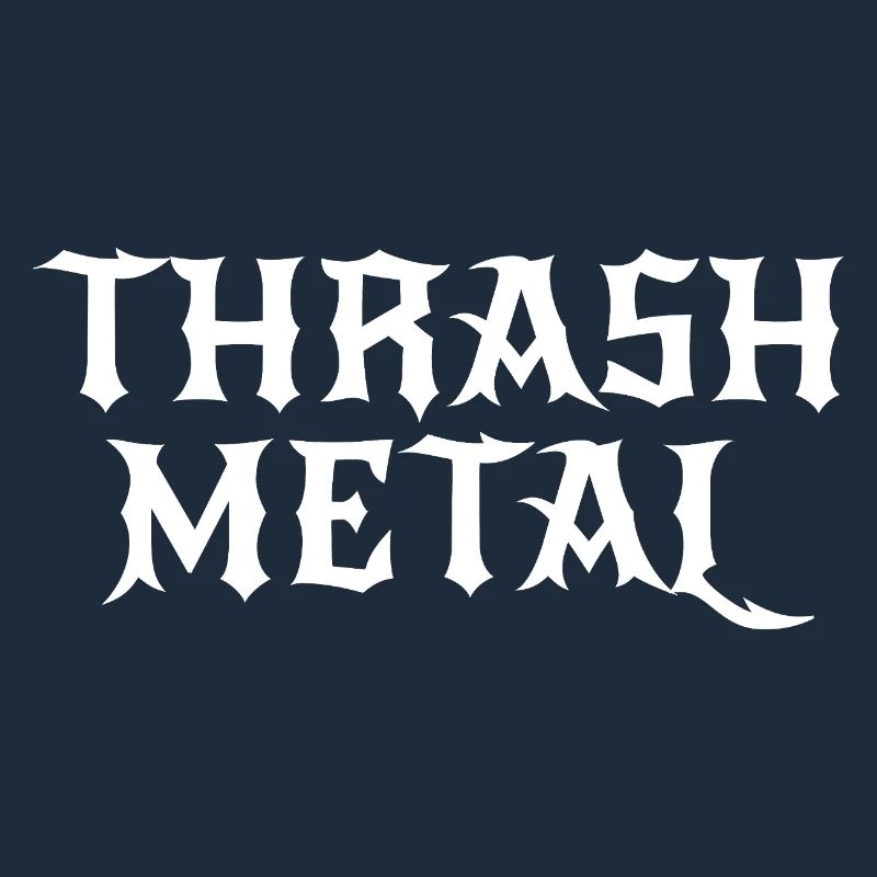 Thrash Metal Logo Crest