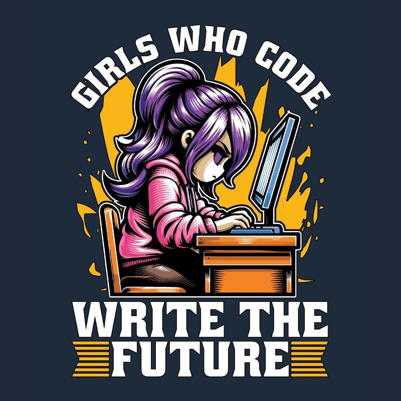 Coder Girls Who Code Write The Future Developer