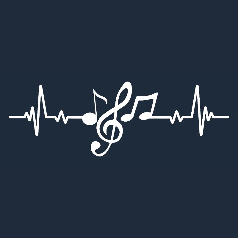 Musical Heartbeat Pattern Design