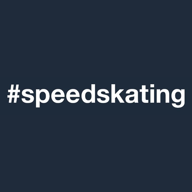 Speed skating Hashtag