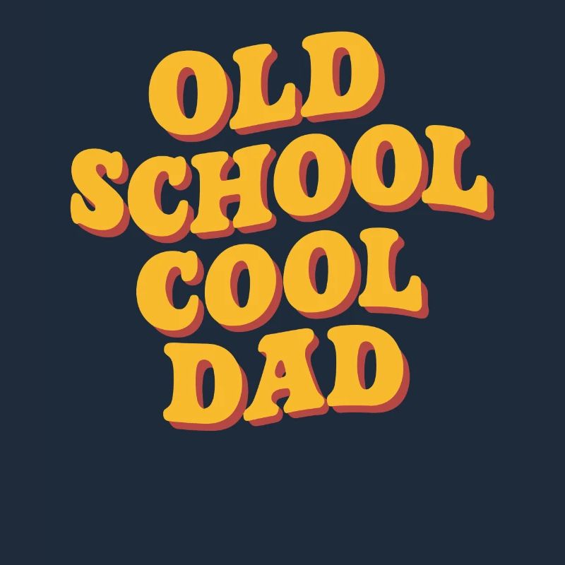 Conception rétro de papa cool de la vieille école
