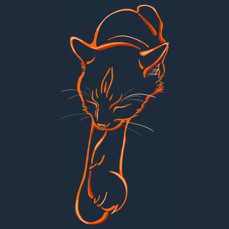 Sleeping cat
