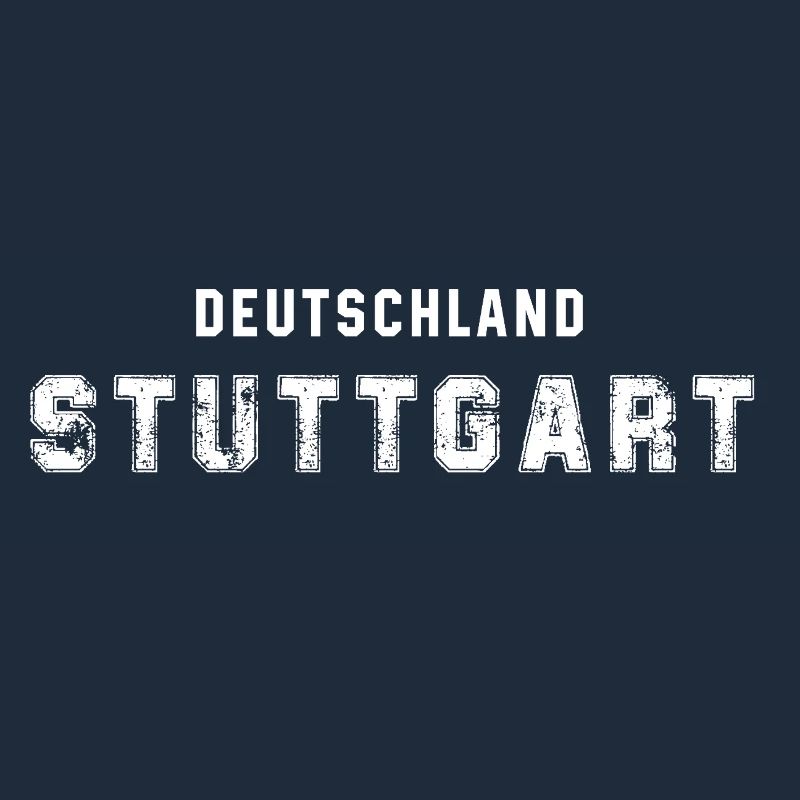 Allemagne Stuttgart - Conception de texte urbain