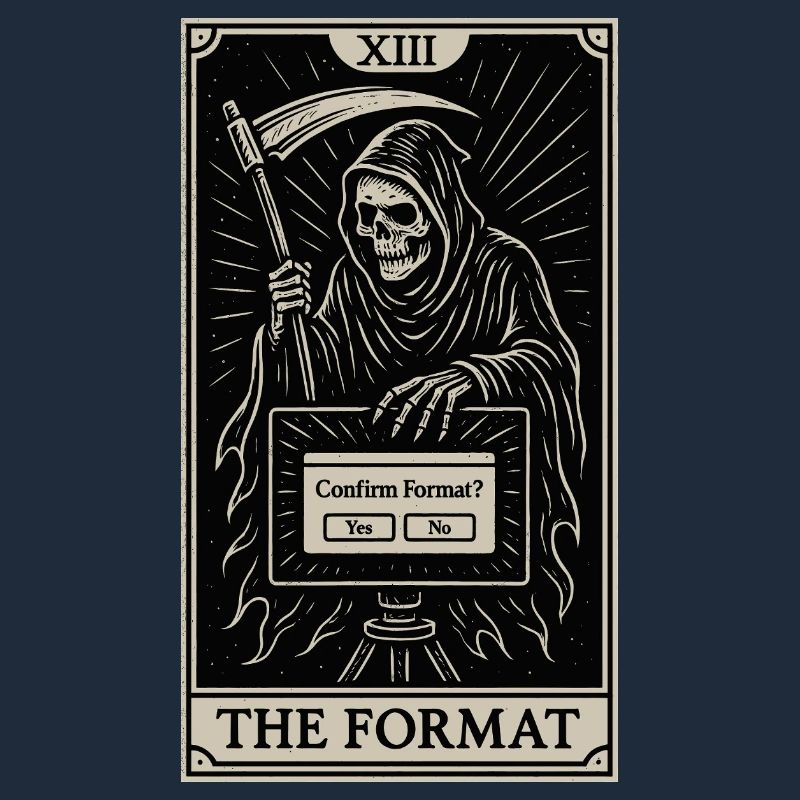Datafararding Tarot : Mort du format