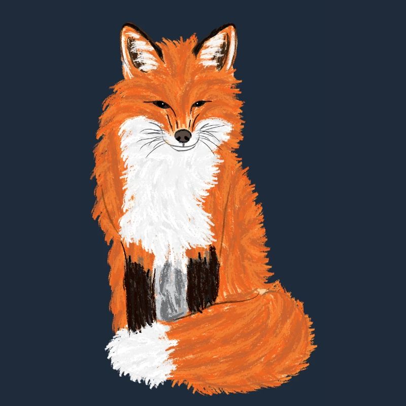 Sitzender Rotfuchs/Sitting Red Fox I