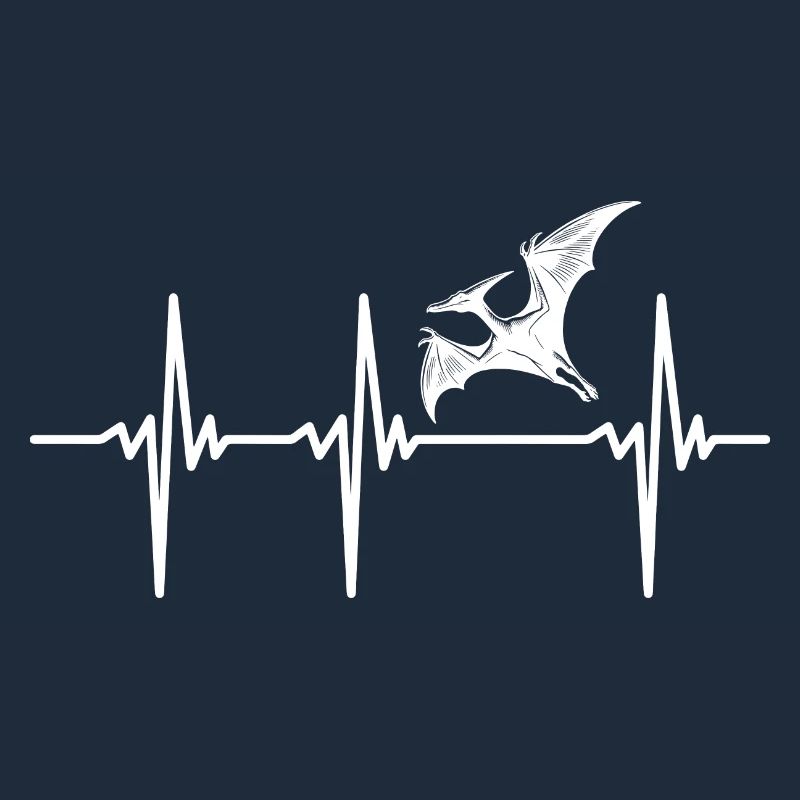 Heartbeat Dinosaur Pterosaur Dino Pteranodon