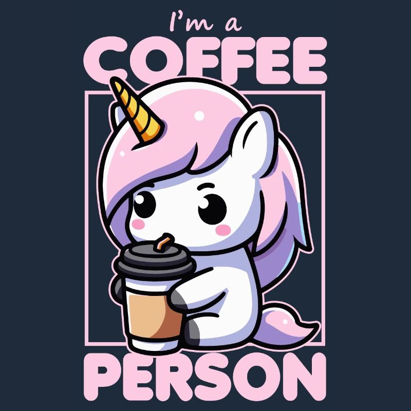 Ich bin ein Kaffeemensch Einhorn