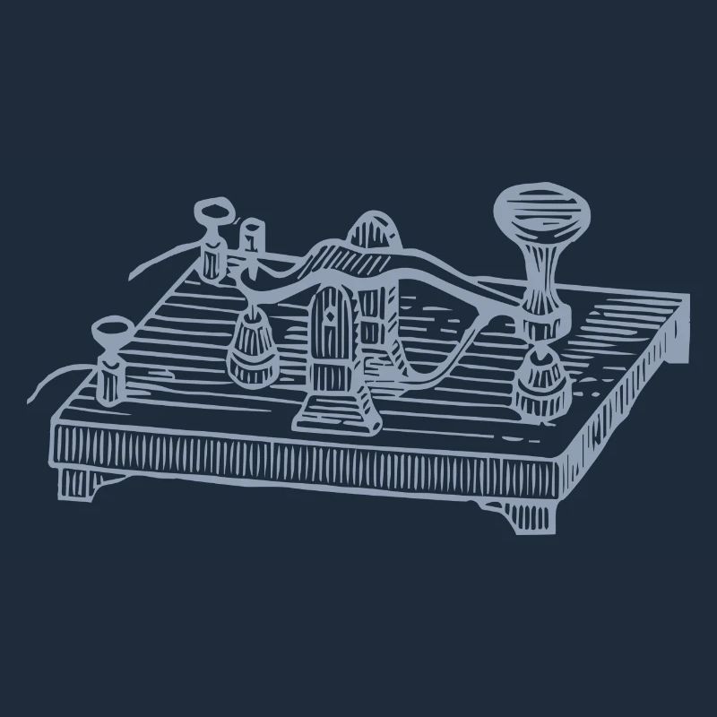 Vintage Morse Code Device, Retro Communication