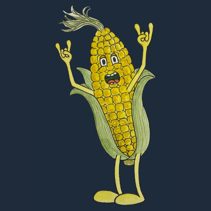 Matal Rock Corn on the cob corn farmer I love corn