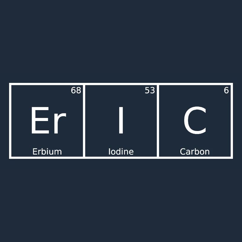 Eric Name First Name Chemistry Periodic Table Elements