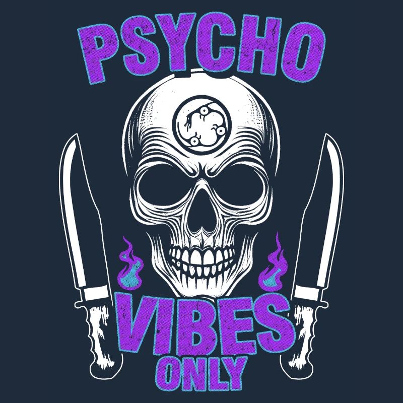Psycho Vibes Schädel