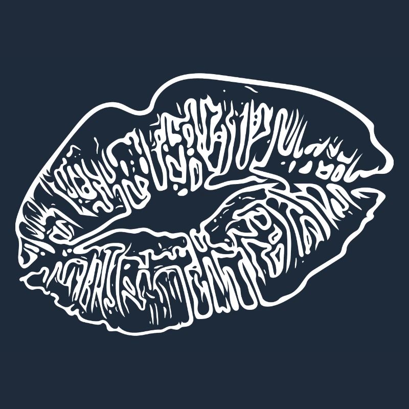 Rouge à lèvres Baiser bouche Saint-Valentin Baisers
