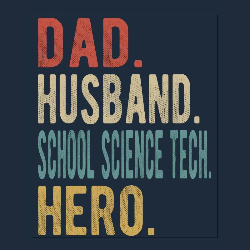 Schulwissenschaft Tech Papa Ehemann Held