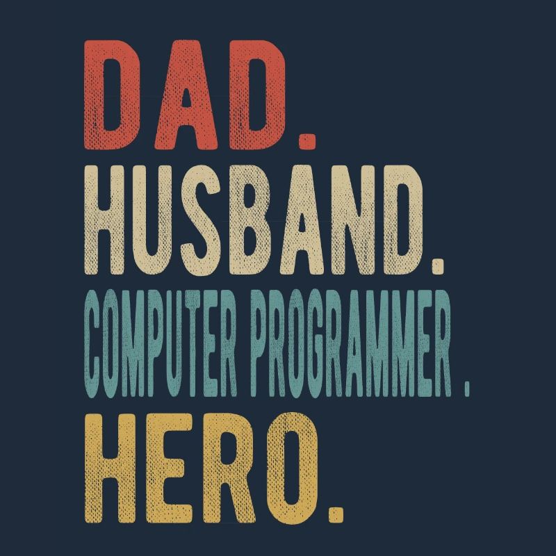 Programmeur informatique Papa Mari Héros