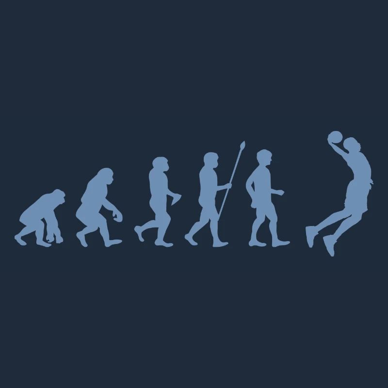 basketball Evolution - Joueurs de basket-ball dunking