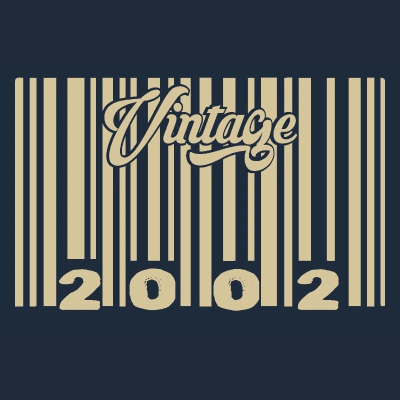 vintage 2002 Code barre 2002: Année 2025.