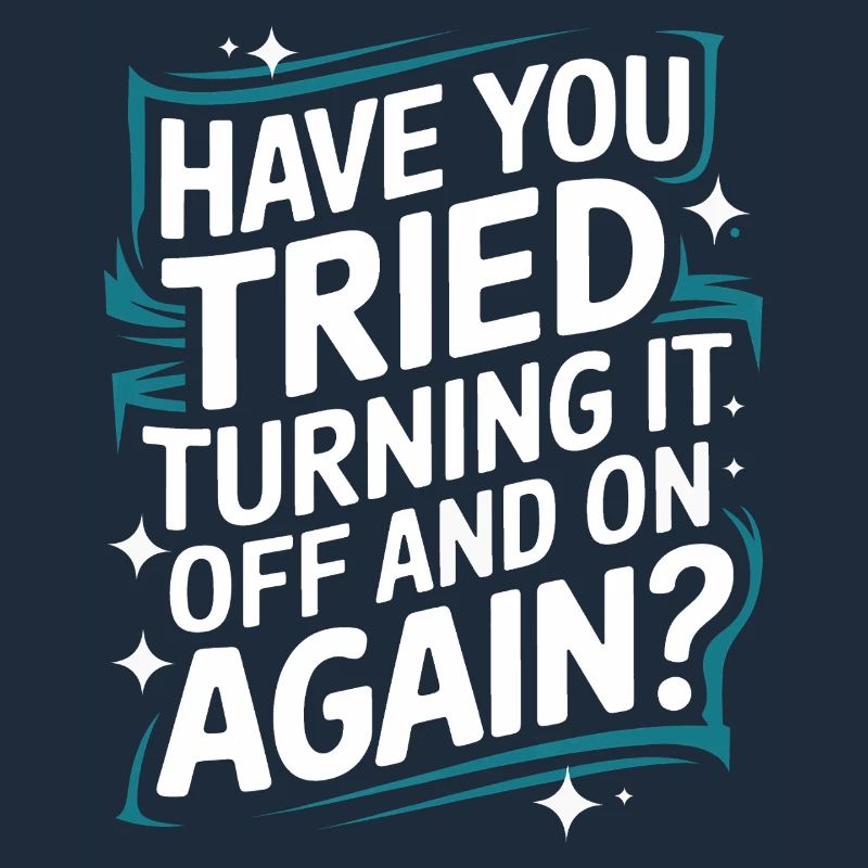 Technischer Support Computerfreak Nerd