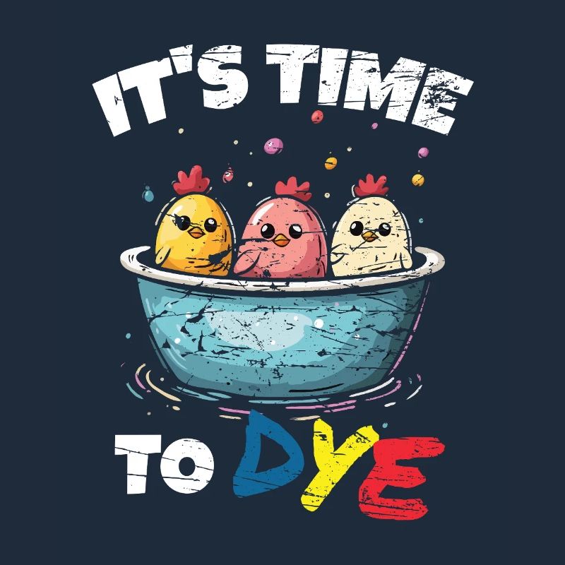 Funny Egg Dyeing Colors For Easter Artists