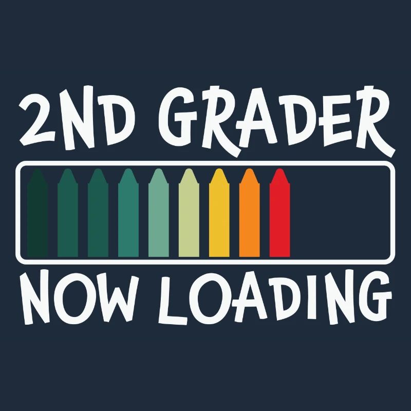 2nd grader now loading 2nd class shirt