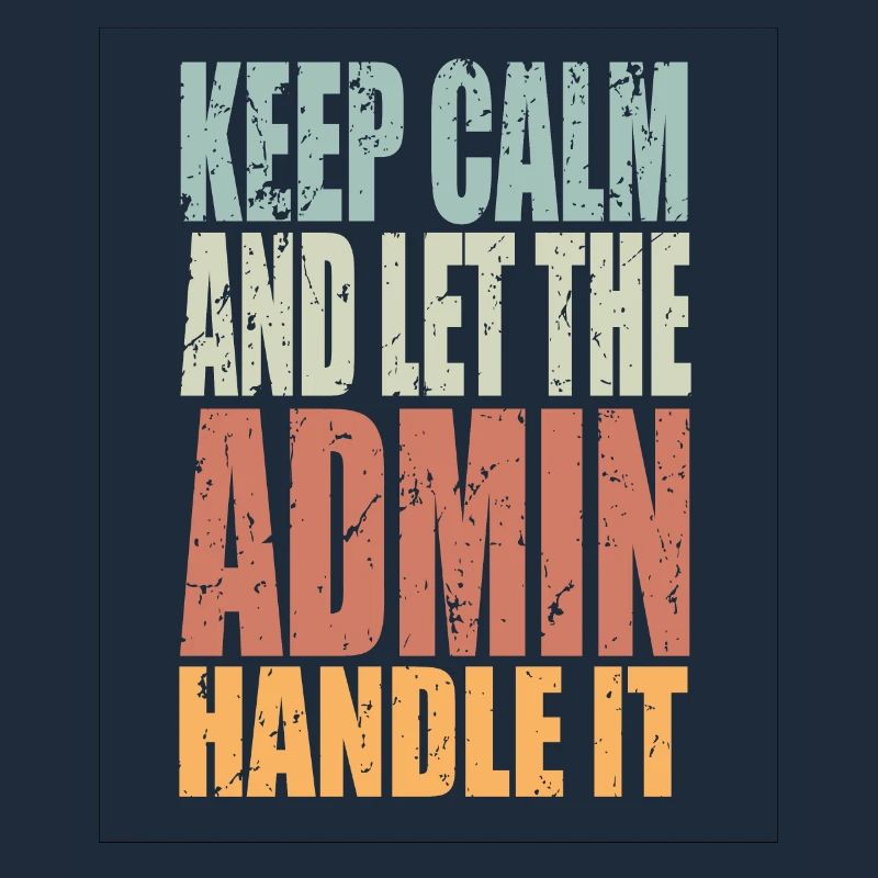 Keep Calm Admin Spruch Admin Geschenk
