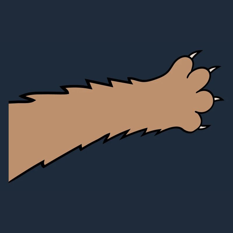 Chats, griffes, pattes, pattes, griffes acérées, grattage