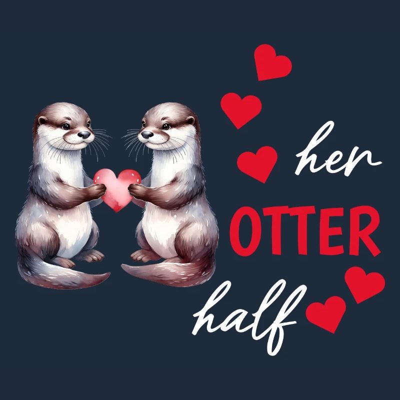 Otter half liebe geschenk