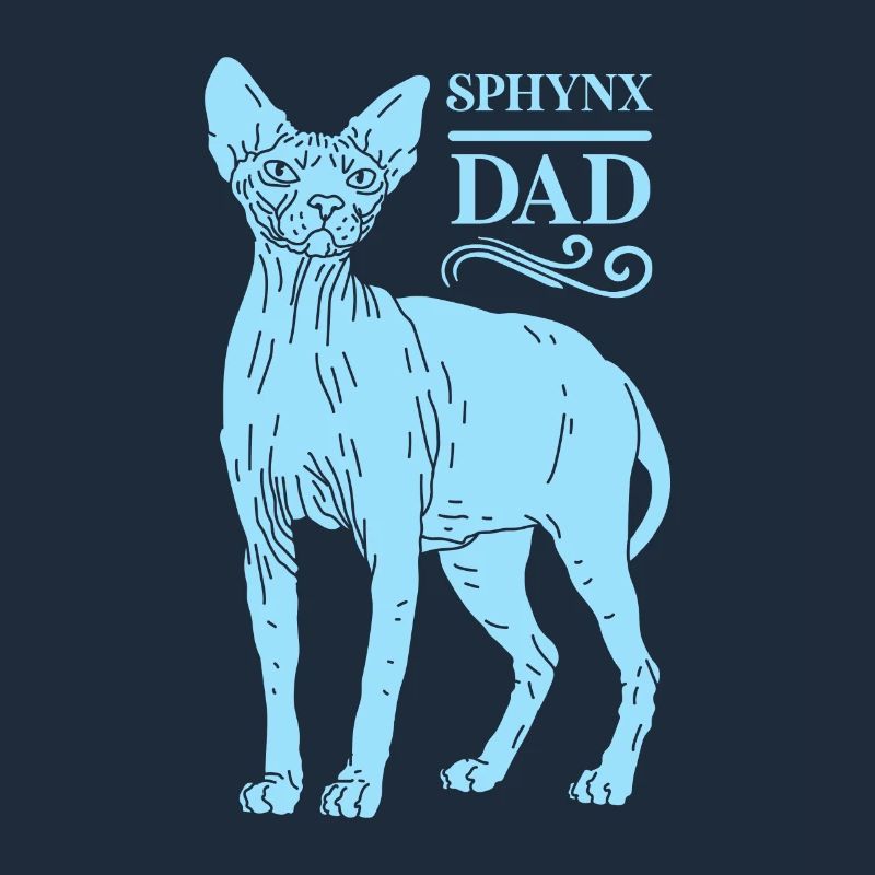 Sphynx Dad Sphynx Cat Sphinx Cat Gift