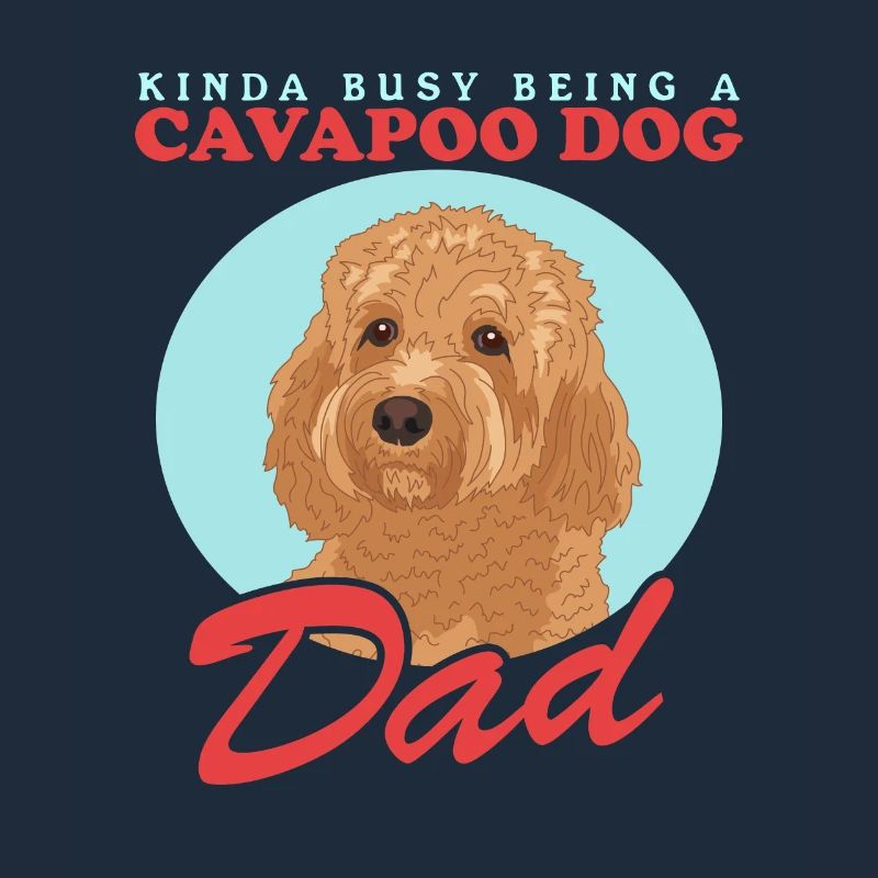 Cavapoo Dad Hund Cavoodle Hundebesitzer Geschenk